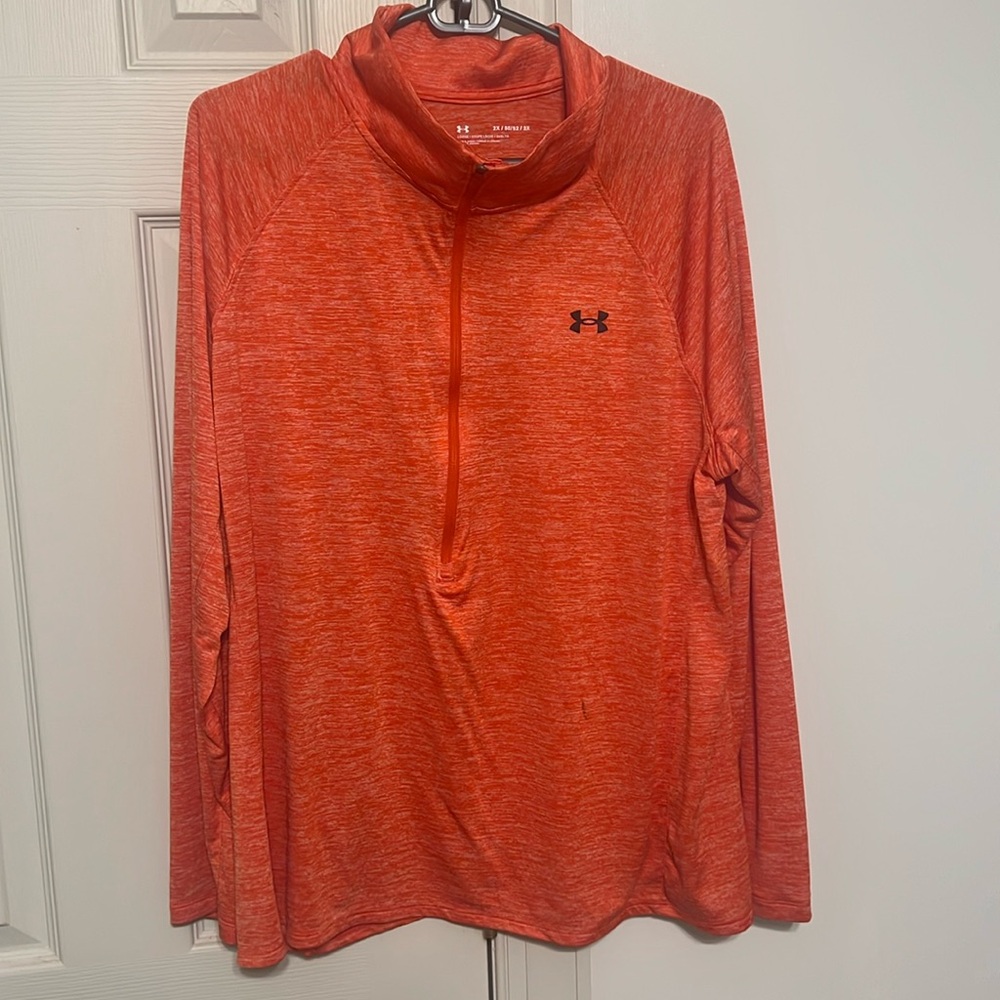 Orange active wear top